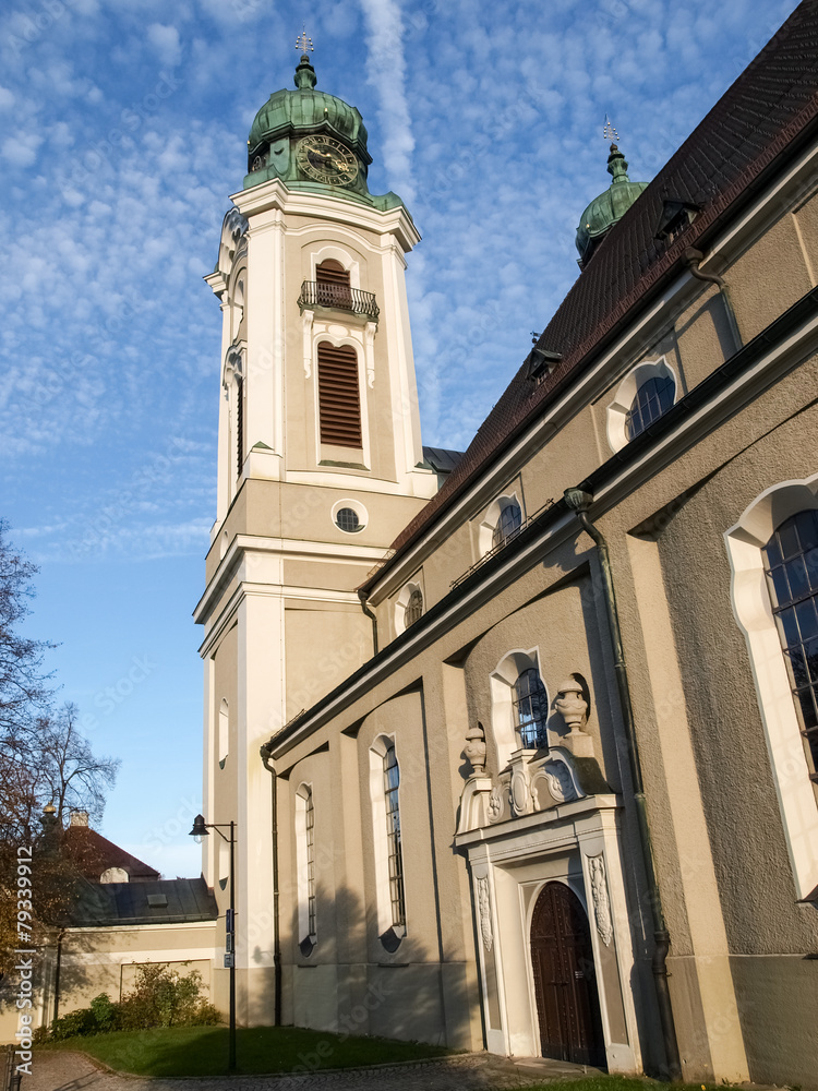 Fototapeta premium Lindenberg, Church exterior view