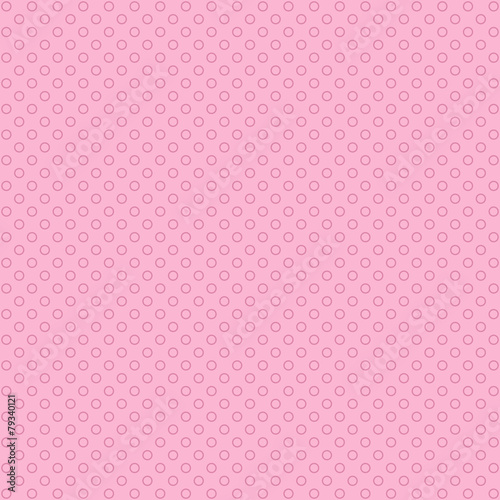 Pink olka seamless vector pattern.