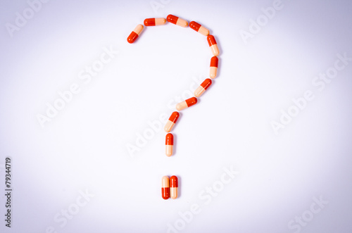 Pills question mark