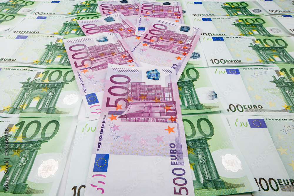 paper money euro. background of banknotes paper money euro. background of banknotes