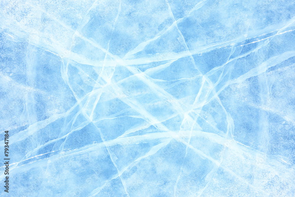Obraz premium Baikal ice texture