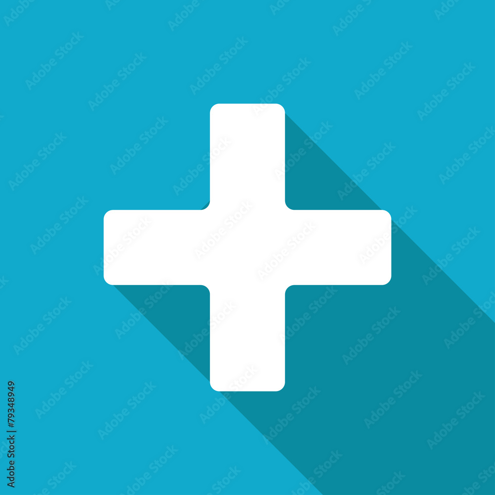 Obraz premium Vector cross icon. Eps10