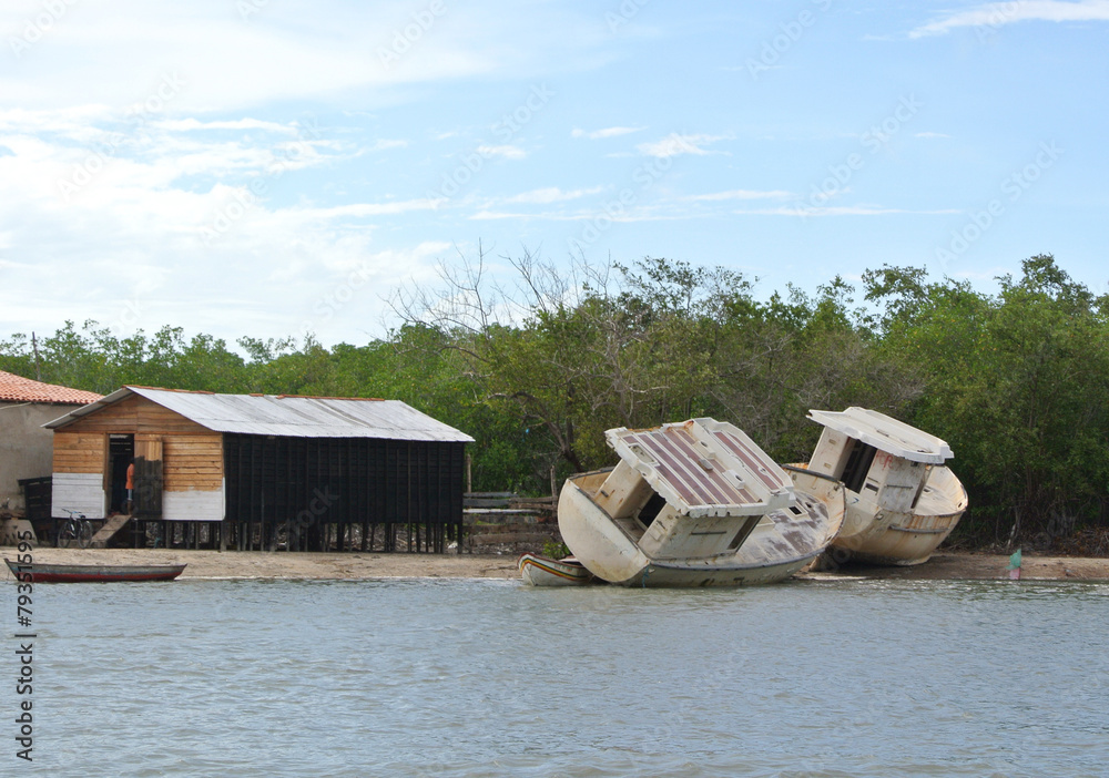 Fototapeta premium Boote in Raposa