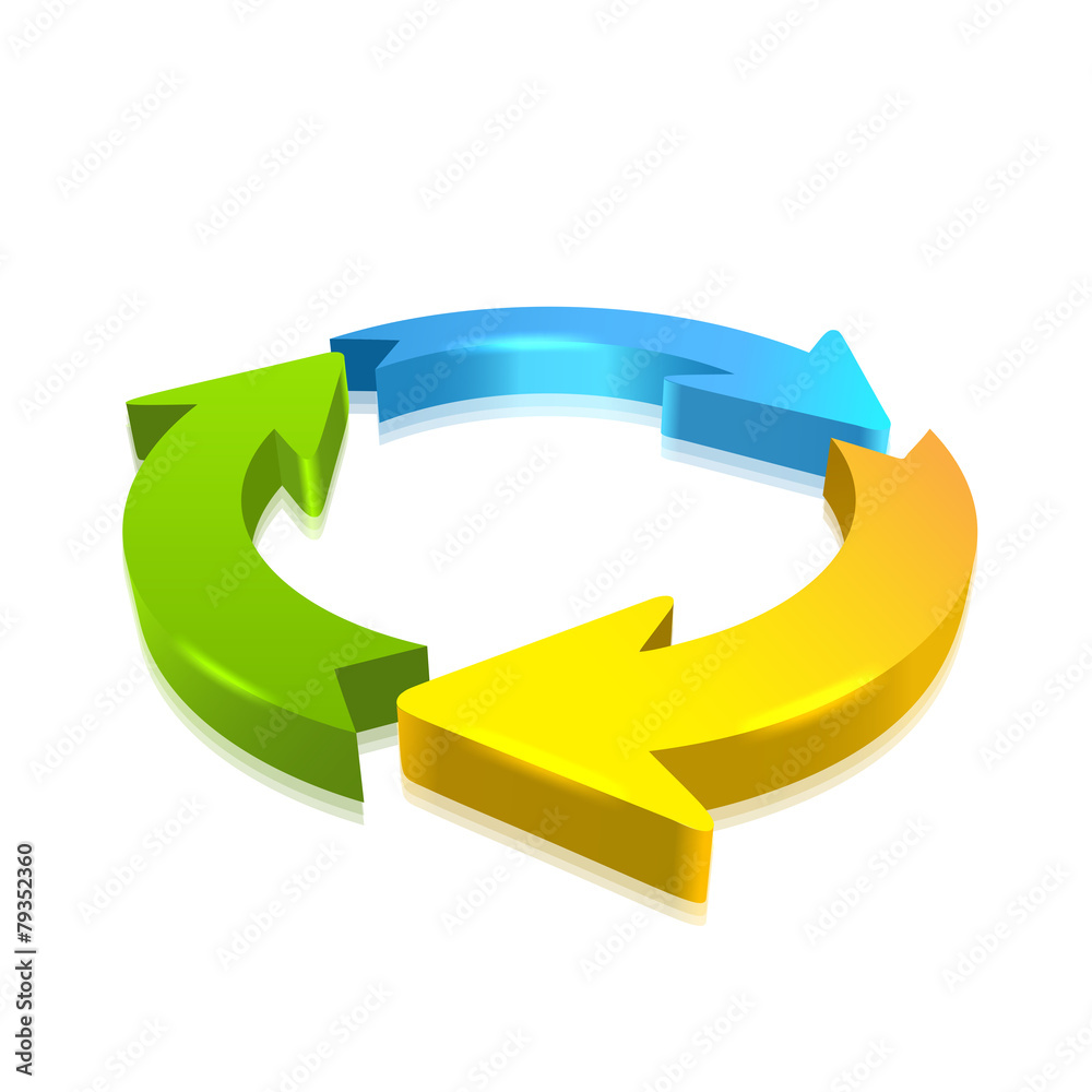 Circular Arrow 3D Circular Arrow 3D