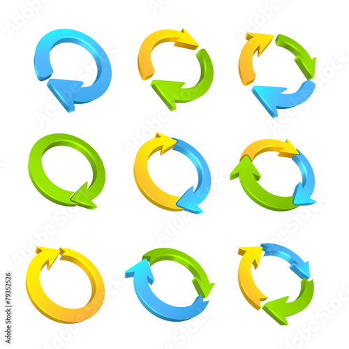 Arrow circles