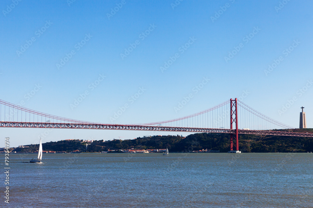 25th april bridge, Lisbon, Portugal.