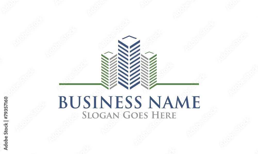 Obraz premium Skyscrapers Logo