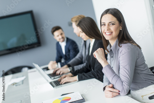 Young people in the office