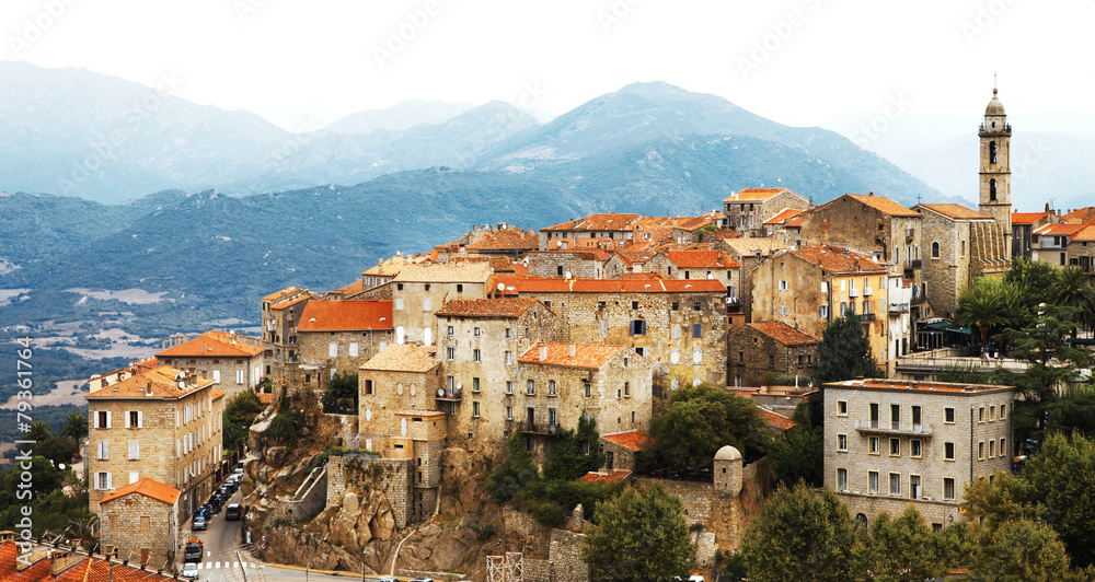 Sartene - impressive medieval hilltop village in Corsica