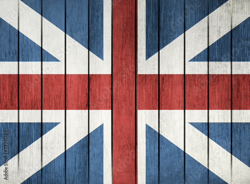 Wooden Flag Of Great Britain