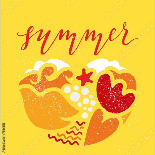 Summer card.