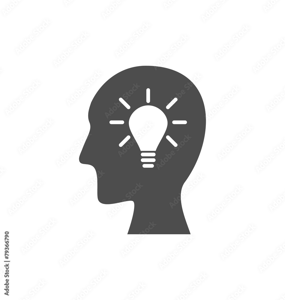 Icon process of generating ideas to solve problems, birth of the Icon process of generating ideas to solve problems, birth of the