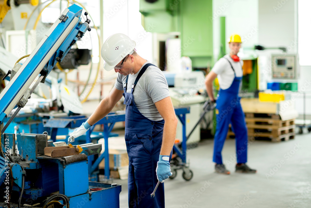 worker in factory worker in factory