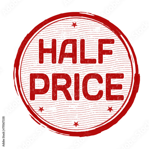 Half price stamp