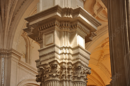 Catedral de Granada, pilar de Diego de Siloe, Renacimiento, España photo