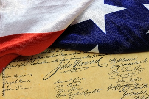 John Hancocks signature US constitution