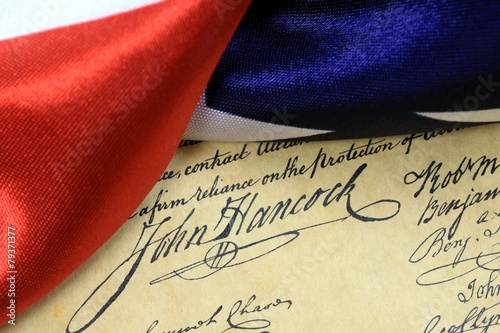 John Hancocks signature US constitution