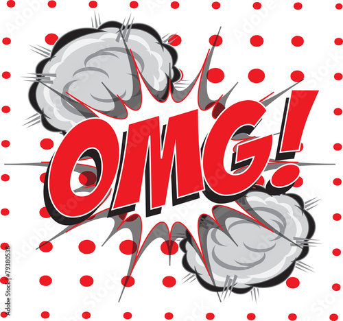 Oh My Good! wording comic speech bubble