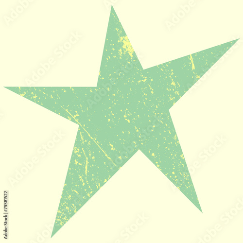 Green Scratchy Star
