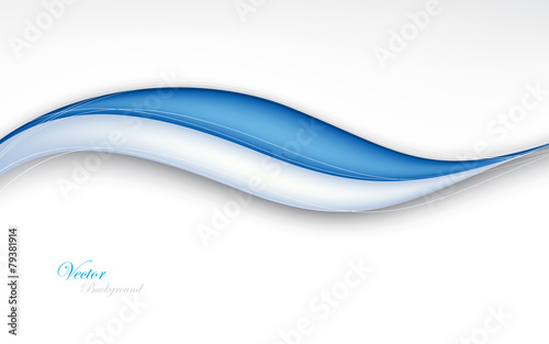 Waves and Lines Background. Vector Illustration