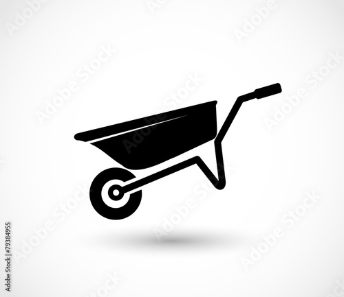 Barrow icon vector