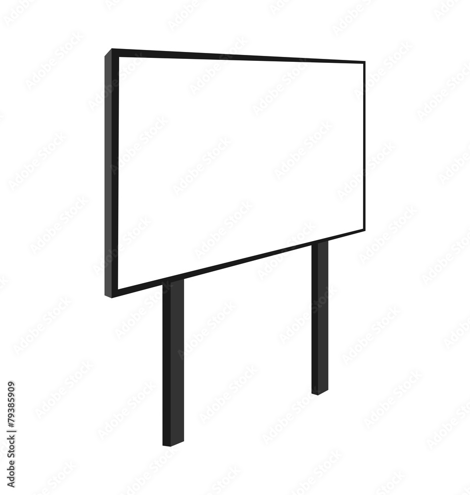 Empty billboard
