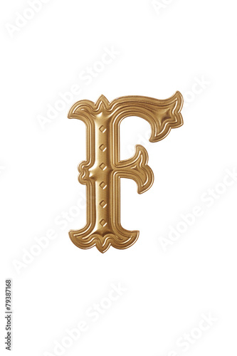 Fotografie letter f