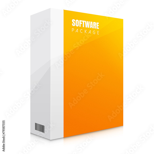 Pomarańczowa ikona oprogramowania