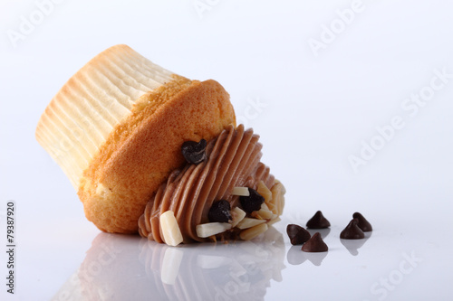 Obraz na płótnie collapsed cupcake