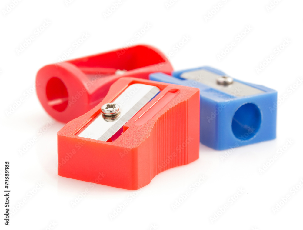 pencil sharpener on white pencil sharpener on white