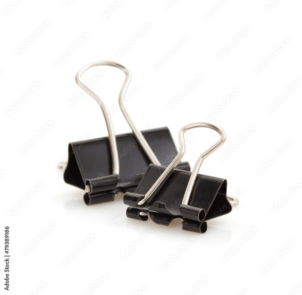 paper clips isolated on white paper clips isolated on white