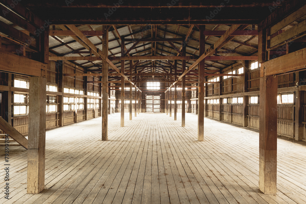 Fototapeta premium Barn Interior