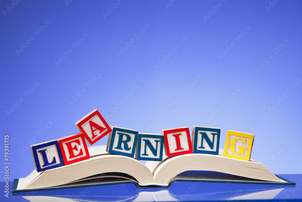 Obraz premium The word 'Learning'
