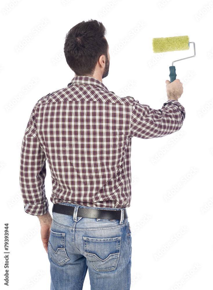 Man painting Man painting