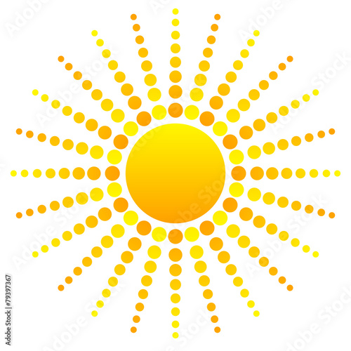 Abstract sun