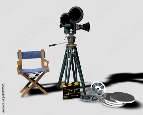 Plakat Set cinematografico