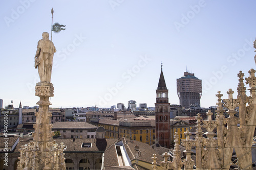 Milano panorama dal Duomo