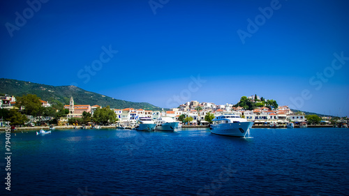 Skiathos town in Skiathos Island, Greece