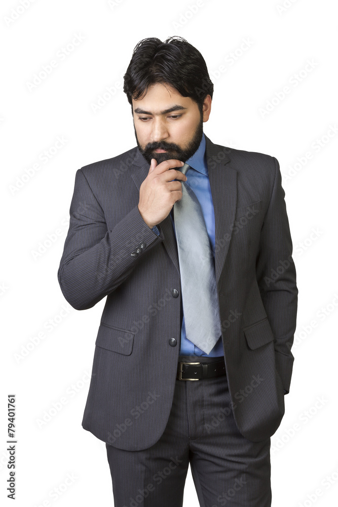 portrait of a confident young businessman isolated on white portrait of a confident young businessman isolated on white