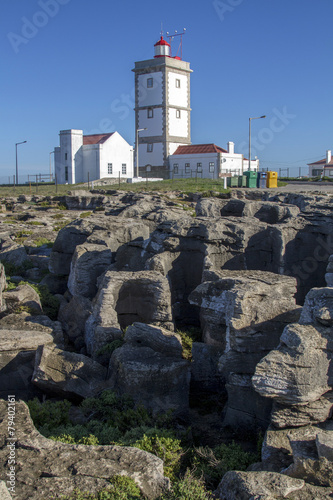 View of the cape Carvoeiro lighthouse of Peniche, Portugal. © Mauro Rodrigues