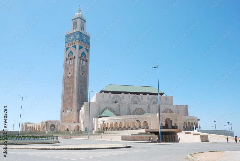 Fototapeta premium Hassan II Mosque, Casablanca, Morocco