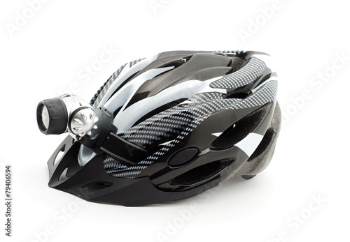 Bicycle helmet head lamp