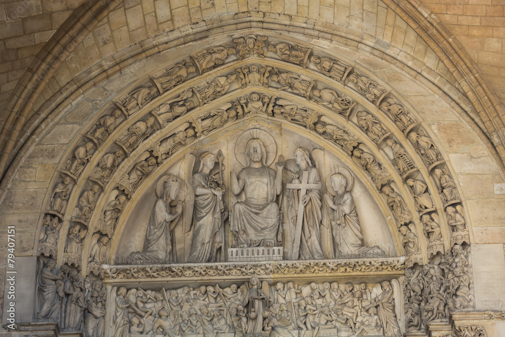 Paris - Last Judgment Tympanum of the Sainte Chapelle