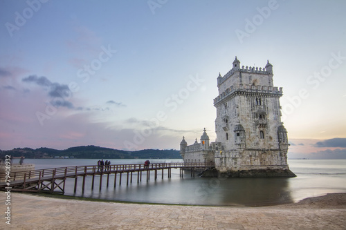 Famous landmark, Tower of Belem, located in Lisbon, Portugal. © Mauro Rodrigues
