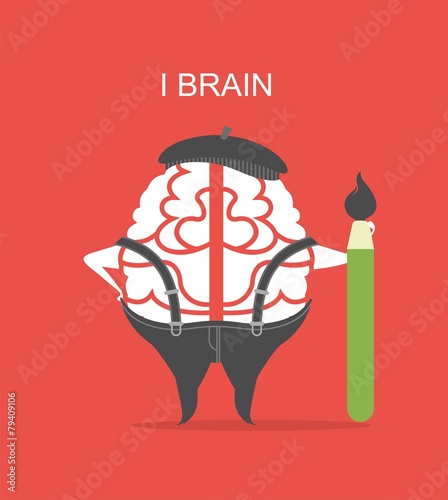 I brain