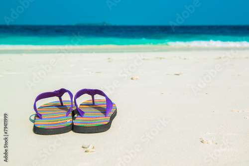 Sand beach and ocean wave, South Male Atoll. Maldives