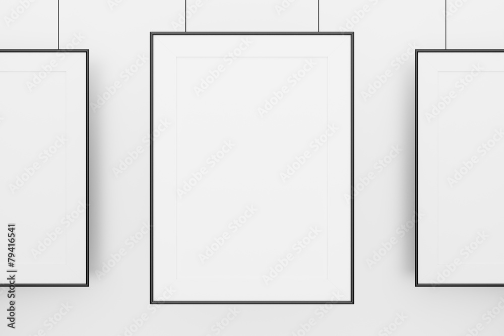 three blank frame three blank frame
