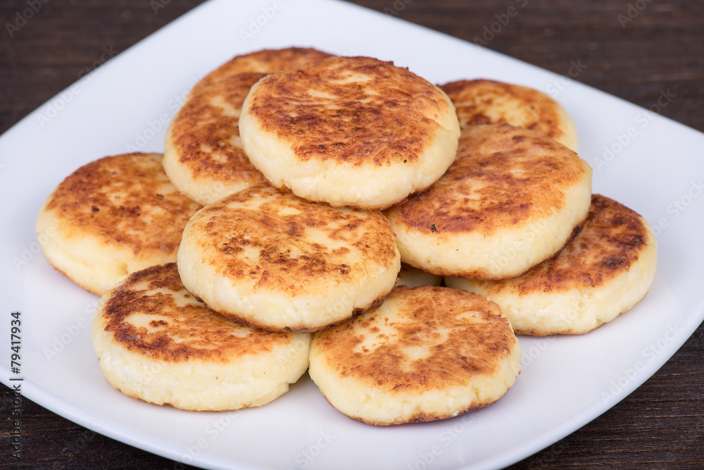 Delicious homemade cheese pancakes Delicious homemade cheese pancakes