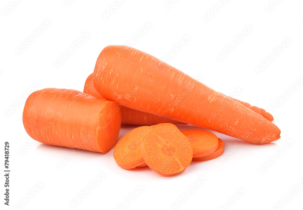 carrot on white background carrot on white background