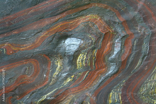 close up hematile, mineral in stone